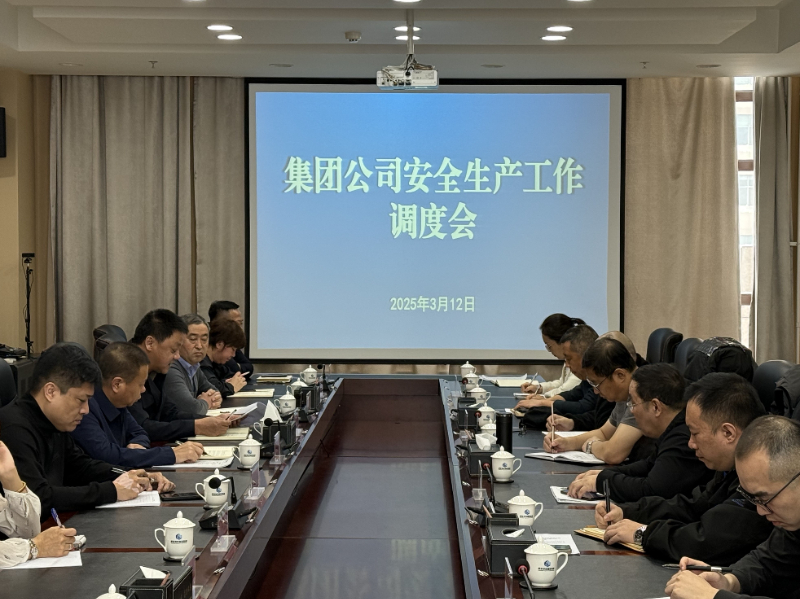 集團(tuán)公司召開(kāi)安全生產(chǎn)工作調(diào)度會(huì)